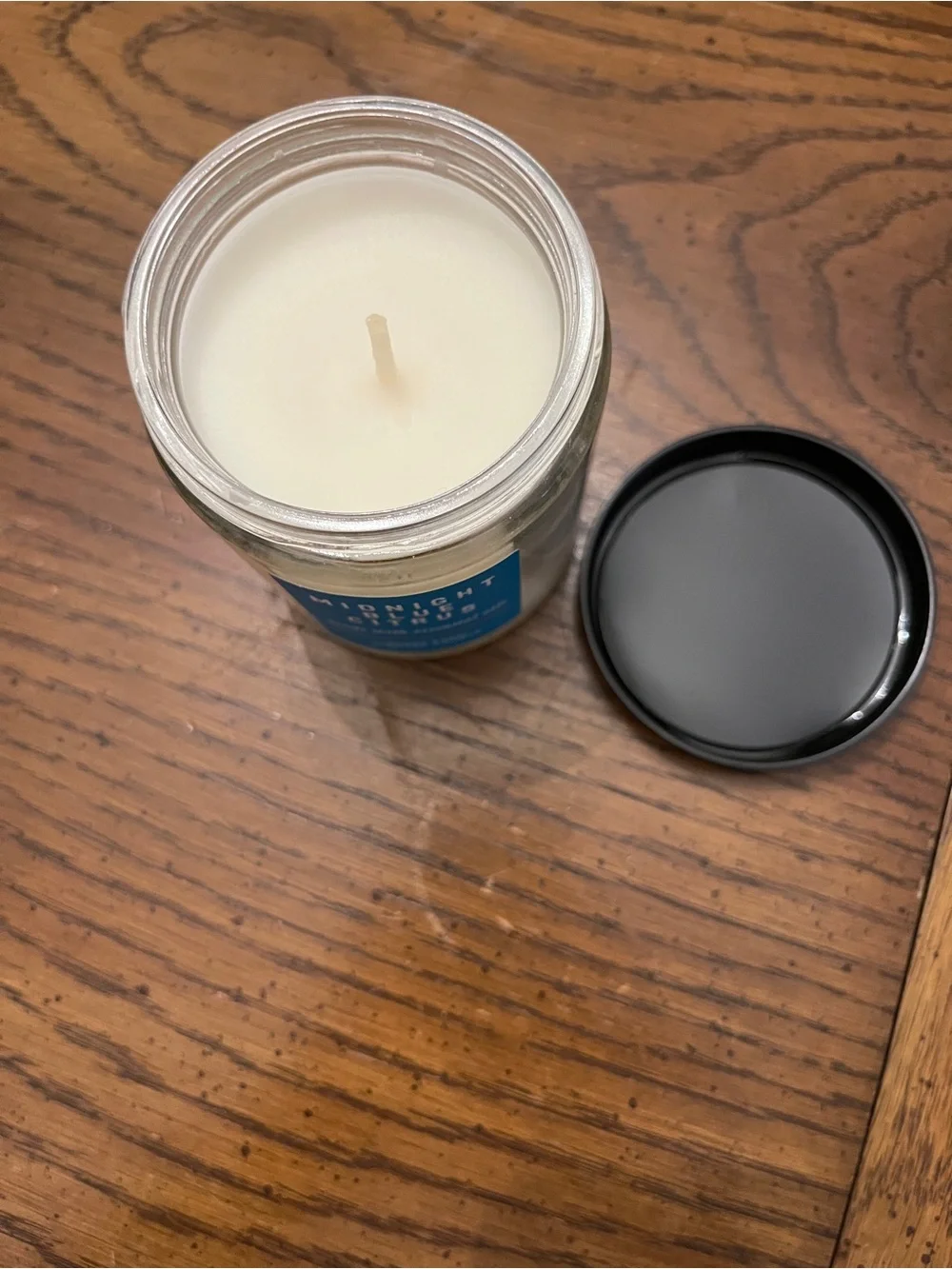 White Barn Midnight Blue‎ Citrus Scented Single Wick Candle, new